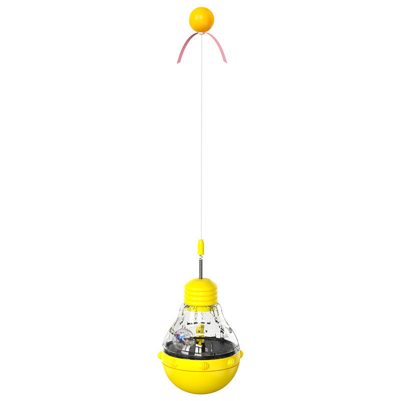 HKM-5539005 Leaky Bear & Bulb Tumbler Educational Toys for Dogs and Cats - Multiple Colors Available