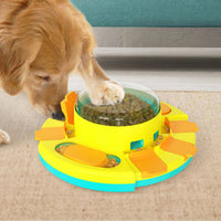 HKM-5539005 Leaky Bear & Bulb Tumbler Educational Toys for Dogs and Cats - Multiple Colors Available