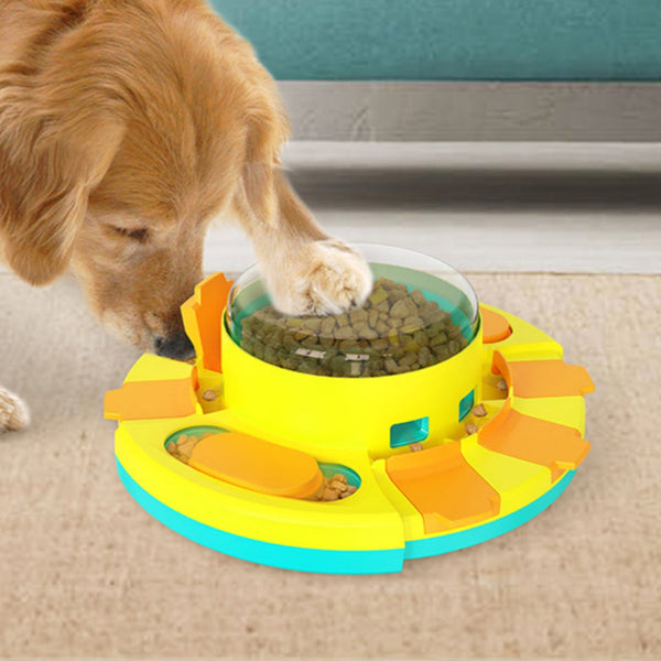 HKM-5539005 Leaky Bear & Bulb Tumbler Educational Toys for Dogs and Cats - Multiple Colors Available