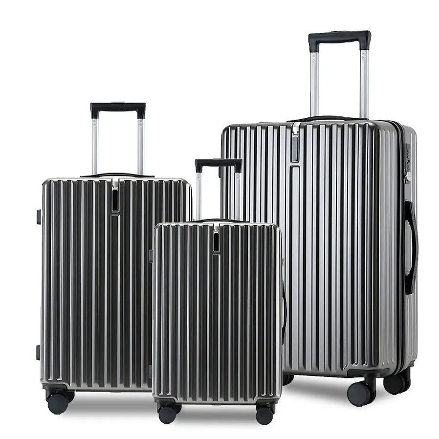 HKM-553939 Customised ABS Carry-on Trolley Luggage Set - 14, 20, 24, 28 Inch Travel Options