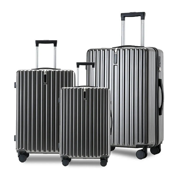 HKM-553939 Customised ABS Carry-on Trolley Luggage Set - 14, 20, 24, 28 Inch Travel Options