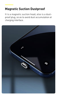 HKM-553939 Magnetic Fast Charging Data Cable for iPhone 12 - 1m Zinc Connector Compatible with All Models
