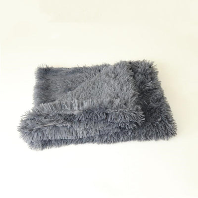 HKM-5539645 Warm Double Plush Cat Blanket ¨C Winter Pet Cushion in Various Sizes