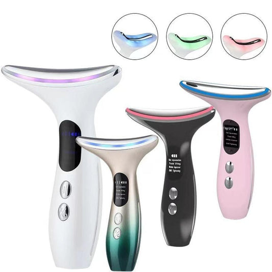 HKM-554003 Color Light Neck Massage Instrument for Lifting and Tightening - Suitable for All Skin Types