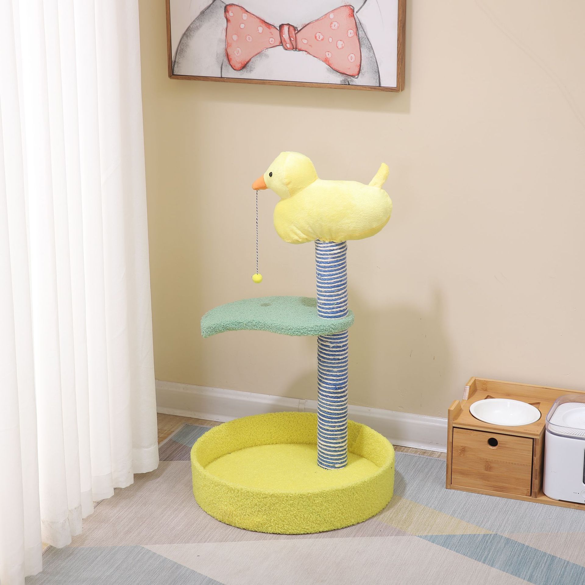 HKM-5542077 Wear-Resistant Cat Climbing Frame with Various Designs for Play and Comfort