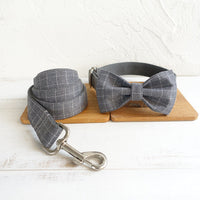 HKM-5542589 Red Plaid Polyester Pet Collar - Stylish and Durable Choice for Pet Control and Comfort