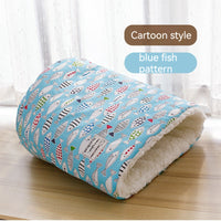 HKM-5542845 Cotton Velvet Cat Nest in Round Large Barrel Design - Soft and Cozy for Cats