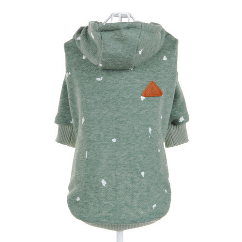 HKM-5542973 Cozy Pet Sweater for Dogs in Brown and Copper Green - Multiple Sizes Available