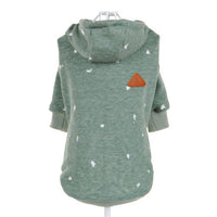 HKM-5542973 Cozy Pet Sweater for Dogs in Brown and Copper Green - Multiple Sizes Available