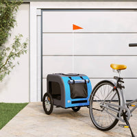 HKM-5544253 Dog Bicycle Trailer, Oxford Fabric & Iron Frame, Comfortable Pet Transport, Multiple Dimensions Available