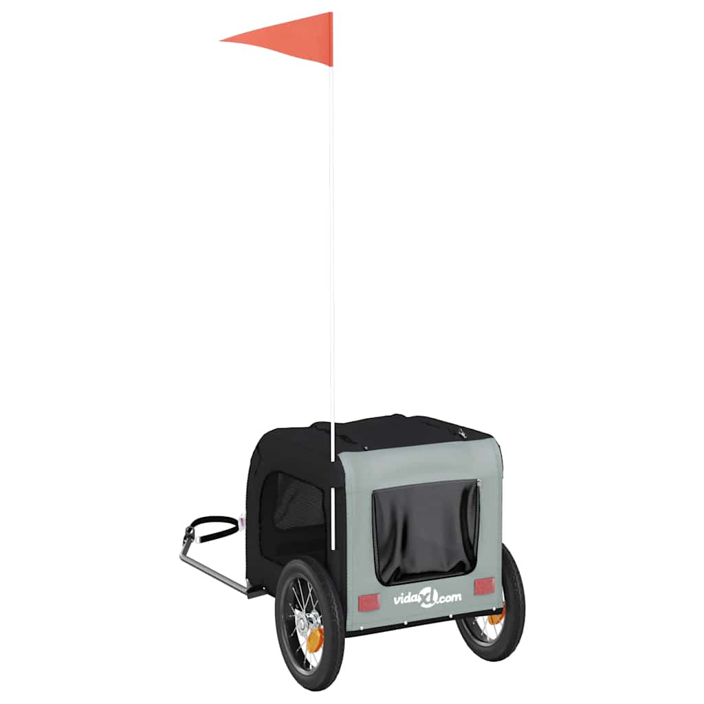 HKM-5544253 Dog Bicycle Trailer, Oxford Fabric & Iron Frame, Comfortable Pet Transport, Multiple Dimensions Available