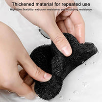 HKM-5544381 Reusable Bear Shape Cleaning Sponge Balls for Laundry & Pet Hair Remover - 2 Pack