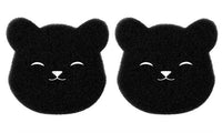 HKM-5544381 Reusable Bear Shape Cleaning Sponge Balls for Laundry & Pet Hair Remover - 2 Pack