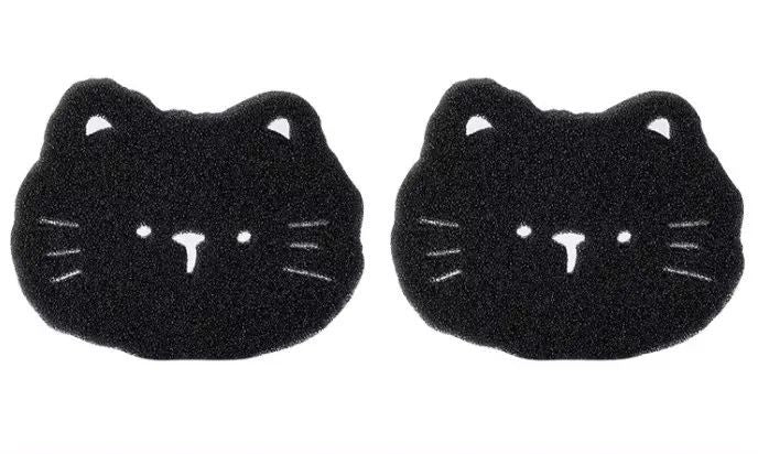 HKM-5544381 Reusable Bear Shape Cleaning Sponge Balls for Laundry & Pet Hair Remover - 2 Pack