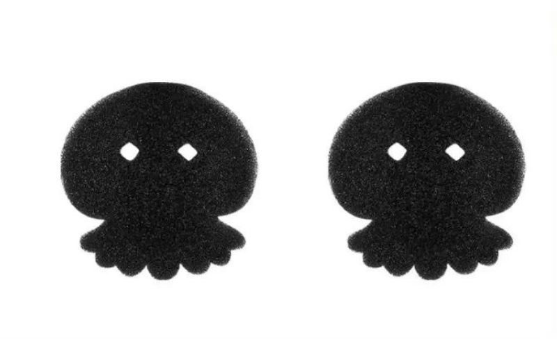 HKM-5544381 Reusable Bear Shape Cleaning Sponge Balls for Laundry & Pet Hair Remover - 2 Pack