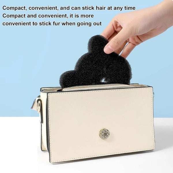 HKM-5544381 Reusable Bear Shape Cleaning Sponge Balls for Laundry & Pet Hair Remover - 2 Pack