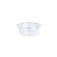 HKM-5544765 Glass UFO Pet Bowl with Oak Frame - Two Sizes: 480ML & 800ML