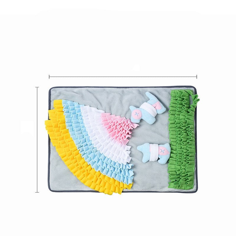 HKM-554515 Soft Cotton Pet Sniffing Pad for All Seasons - Interactive Puzzle Mat