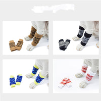 HKM-5545405 Pet Dog Knee Pads and Anti-Slip Socks for Dirt Protection – Cotton, Sizes S-XXL