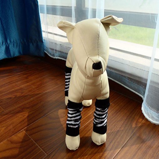 HKM-5545405 Pet Dog Knee Pads and Anti-Slip Socks for Dirt Protection – Cotton, Sizes S-XXL