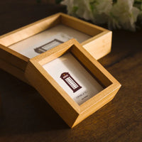HKM-554579 Modern Solid Wood Photo Frames and Playful Shadow Box Wall Art