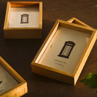 HKM-554579 Modern Solid Wood Photo Frames and Playful Shadow Box Wall Art