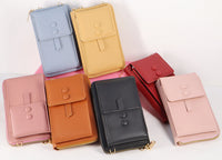 HKM-554579 Women's Solid Color Crossbody Shoulder Bag - Multi-Purpose Canvas Pannier with Zipper Compartments