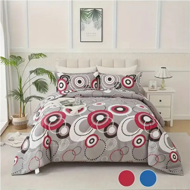 HKM-554707 Elegant King Size 3-Piece Quilt Set for Stylish Home Décor