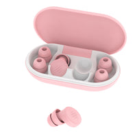 HKM-554771 Comfortable Silicone Earplugs for Sleep - Noise Reduction in Milky White, Black, Lavender, and Pink