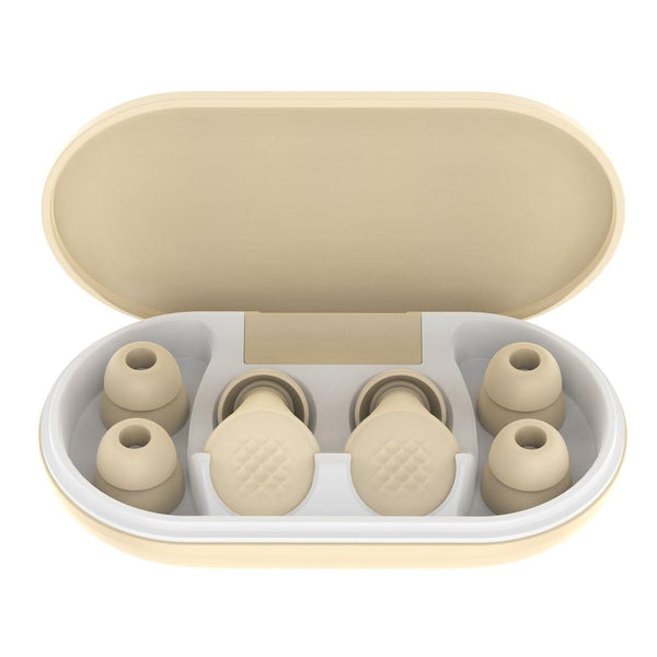 HKM-554771 Comfortable Silicone Earplugs for Sleep - Noise Reduction in Milky White, Black, Lavender, and Pink