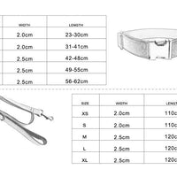 HKM-5548349 Thick Double-Layer Tear-Resistant Dog Collar and Leash Set ¨C Brown Suit for Small to Extra Large Dogs