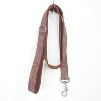 HKM-5548349 Thick Double-Layer Tear-Resistant Dog Collar and Leash Set ¨C Brown Suit for Small to Extra Large Dogs