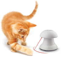 HKM-5549373 LED Laser Cat Turntable with USB Rechargeable Single and Dual Head Lasers