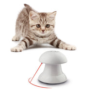 HKM-5549373 LED Laser Cat Turntable with USB Rechargeable Single and Dual Head Lasers