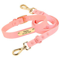 HKM-5550397 Medium Dog Leash and Collar Set - Multiple Colors Available