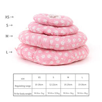 HKM-5550525 Adjustable Soft Pet Recovery Collar for Dogs and Cats - Donut Shape Elizabethan Protective Cone for Wound Healing