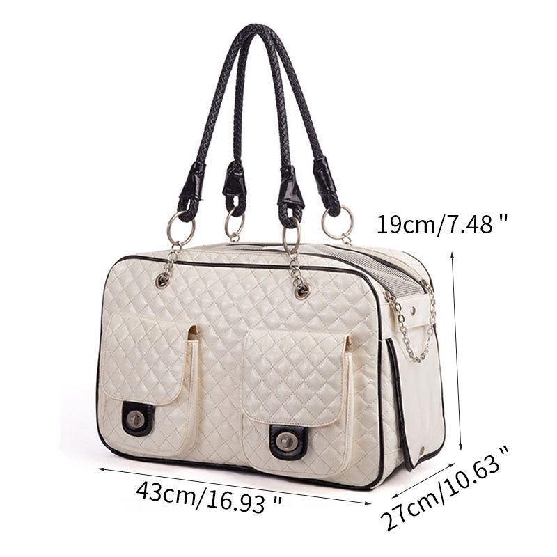 HKM-5550781 Pet Travel Bag for Teddy Pets - Portable PVC Design