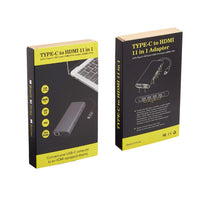 HKM-555091 11-in-1 Type-C Docking Station with HDMI and Network Card All-in-One Converter