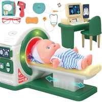 HKM-555219 Kids Doctor Playset with Toy Stethoscope and Medical Tools for Pretend Play Ages 5 and Up