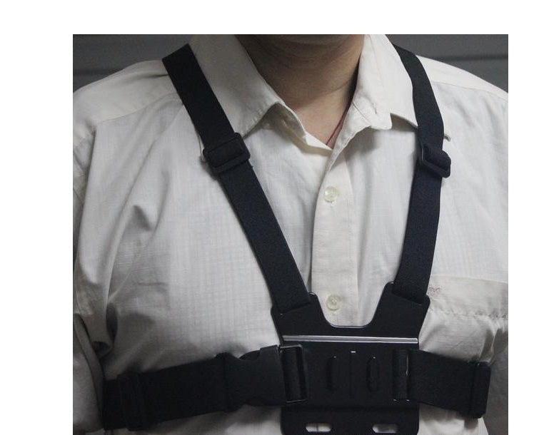 HKM-555411 Adjustable Chest Mount Harness for Action Cameras - Ideal for Outdoor Sports Filming