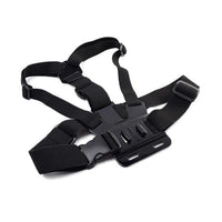 HKM-555411 Adjustable Chest Mount Harness for Action Cameras - Ideal for Outdoor Sports Filming