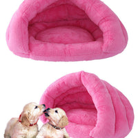 HKM-5554365 Cozy Arctic Plush Pet Sleeping Bag with eco-friendly PP Cotton Filling - Available in Multiple Colors