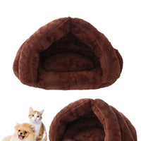 HKM-5554365 Cozy Arctic Plush Pet Sleeping Bag with eco-friendly PP Cotton Filling - Available in Multiple Colors