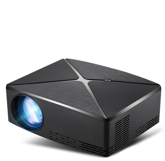 HKM-555539 720p Home Desktop Projector with 2000 Lumens Brightness, Glass Lens and Dual Version Options