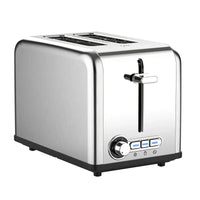 HKM-555603 Classic 2-Slice Toaster with 38mm Side Slots for Kitchen and Household Use