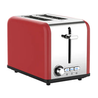 HKM-555603 Classic 2-Slice Toaster with 38mm Side Slots for Kitchen and Household Use