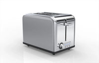 HKM-555603 Classic 2-Slice Toaster with 38mm Side Slots for Kitchen and Household Use