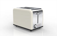 HKM-555603 Classic 2-Slice Toaster with 38mm Side Slots for Kitchen and Household Use