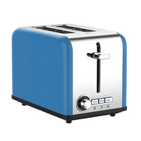 HKM-555603 Classic 2-Slice Toaster with 38mm Side Slots for Kitchen and Household Use