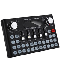 HKM-555603 Professional USB Audio Sound Card Microphone & Headset for Karaoke and Live Performance
